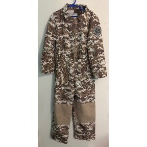 Authentic Kids Sz M 7/8 Costume United States Military Coverall Digital Camo